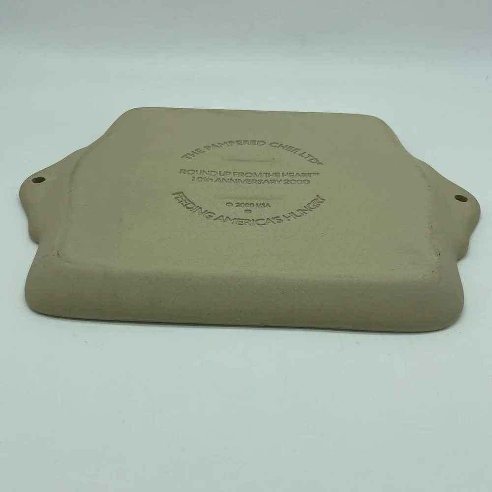 Pampered Chef Square Shortbread Pan 7.75